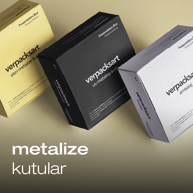 Metalize Karton Kutu
